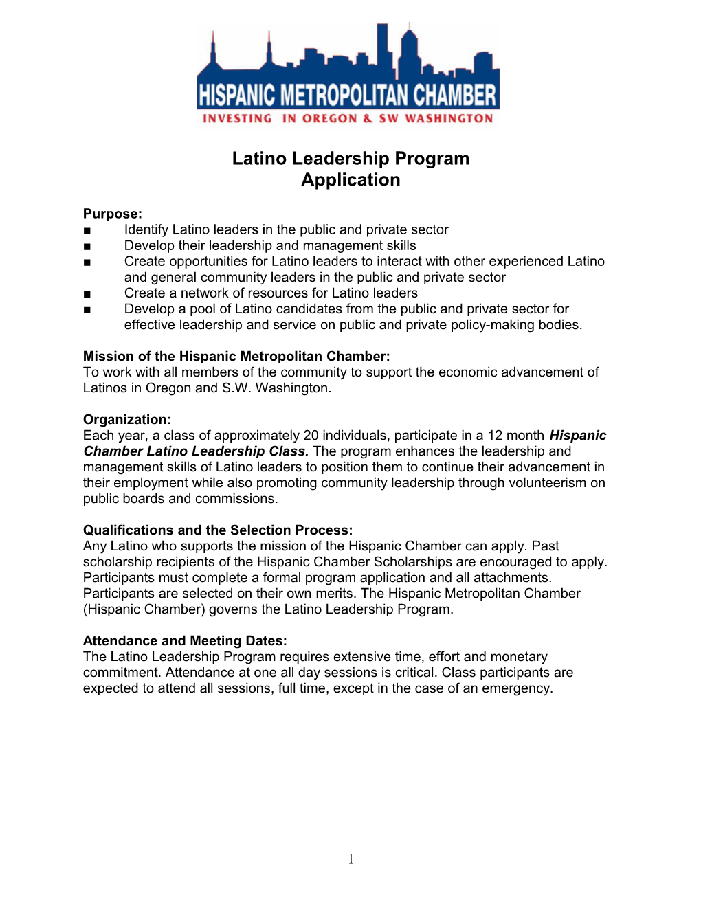 Identify Latino Leaders in the Public and Private Sector