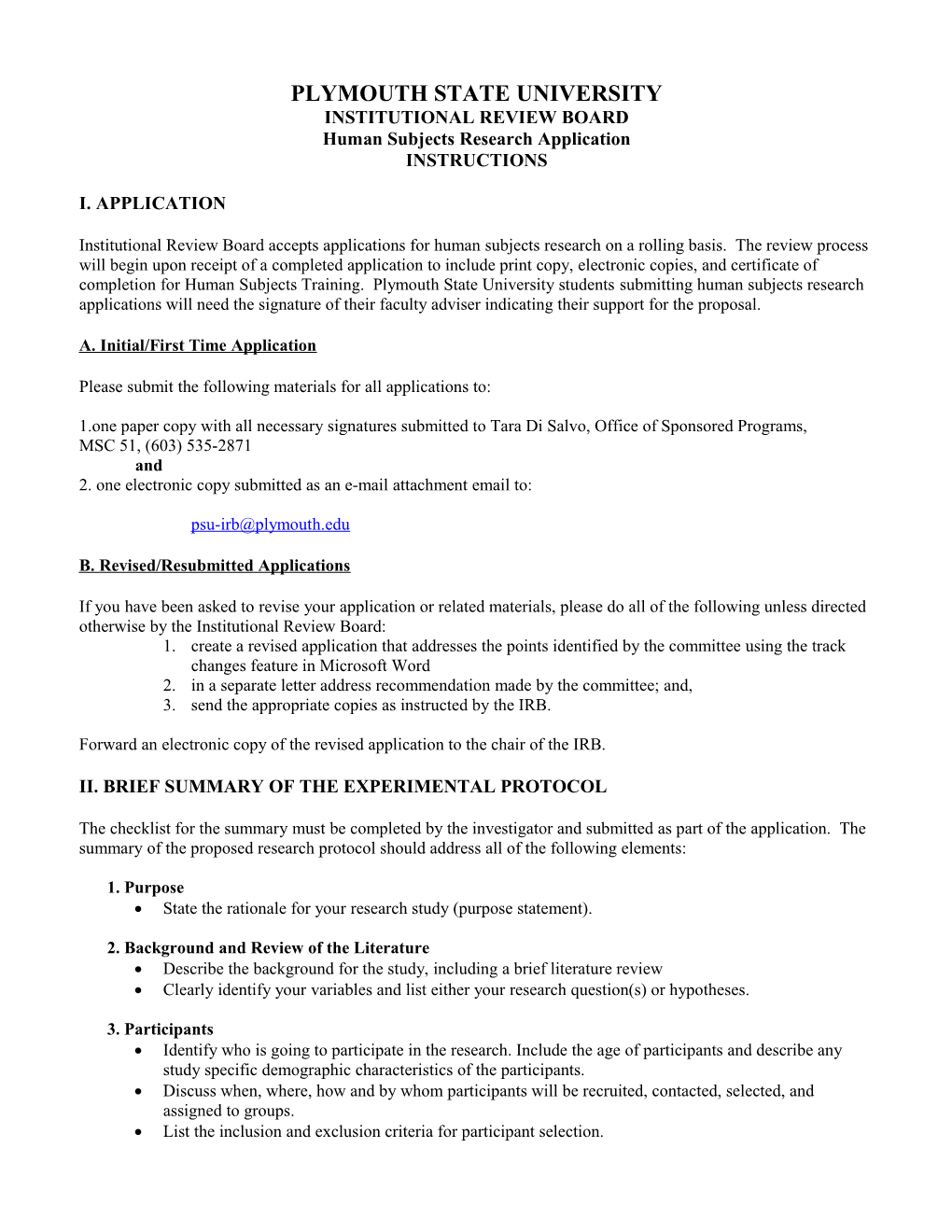 Widener University Irb Application