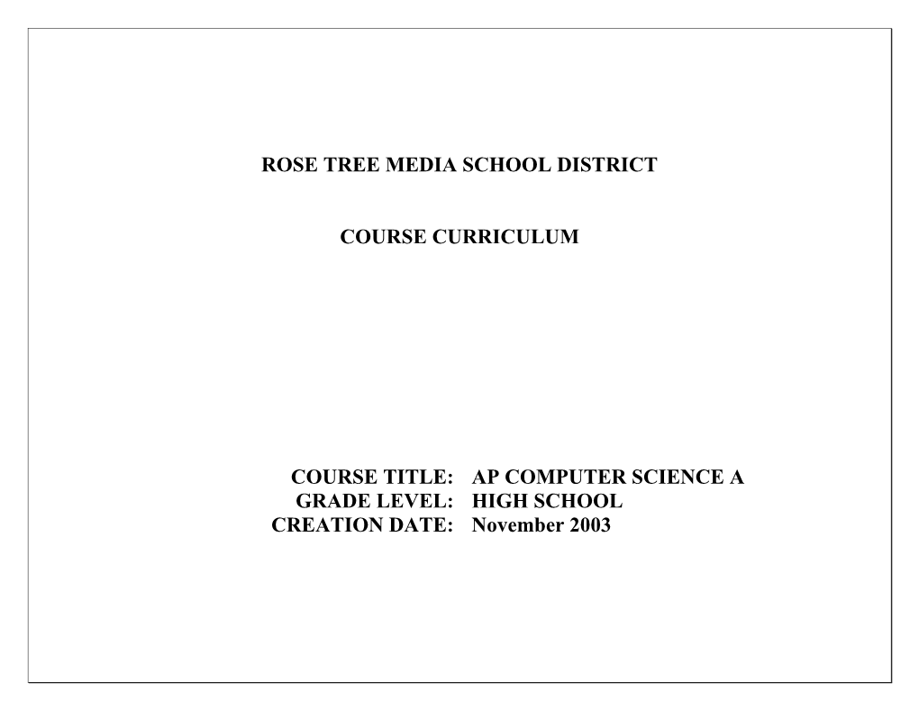 Rose Tree Media School District s2