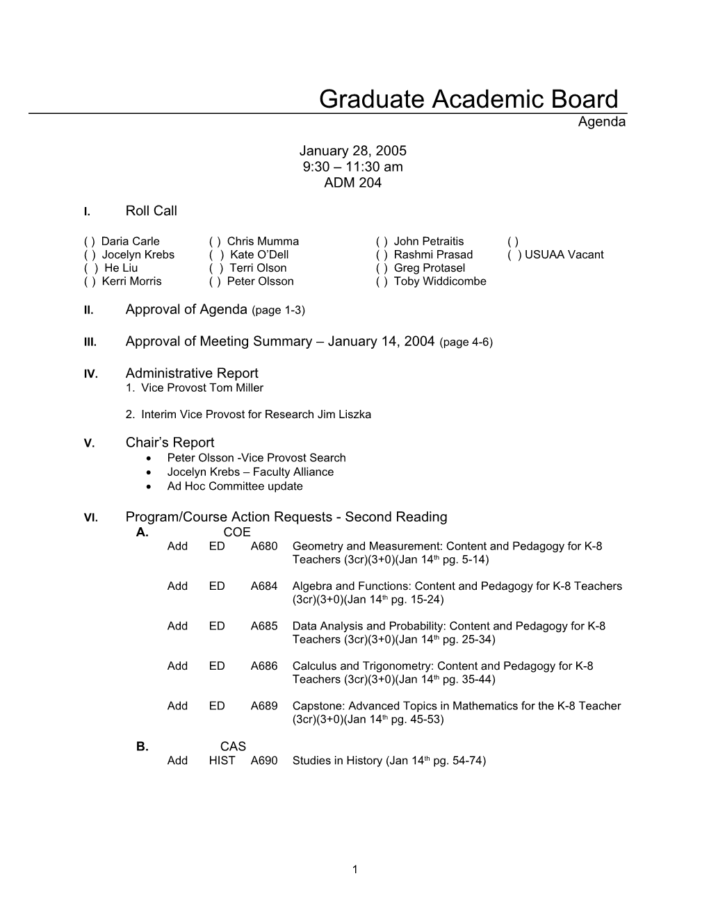 Graduate Academic Board s1