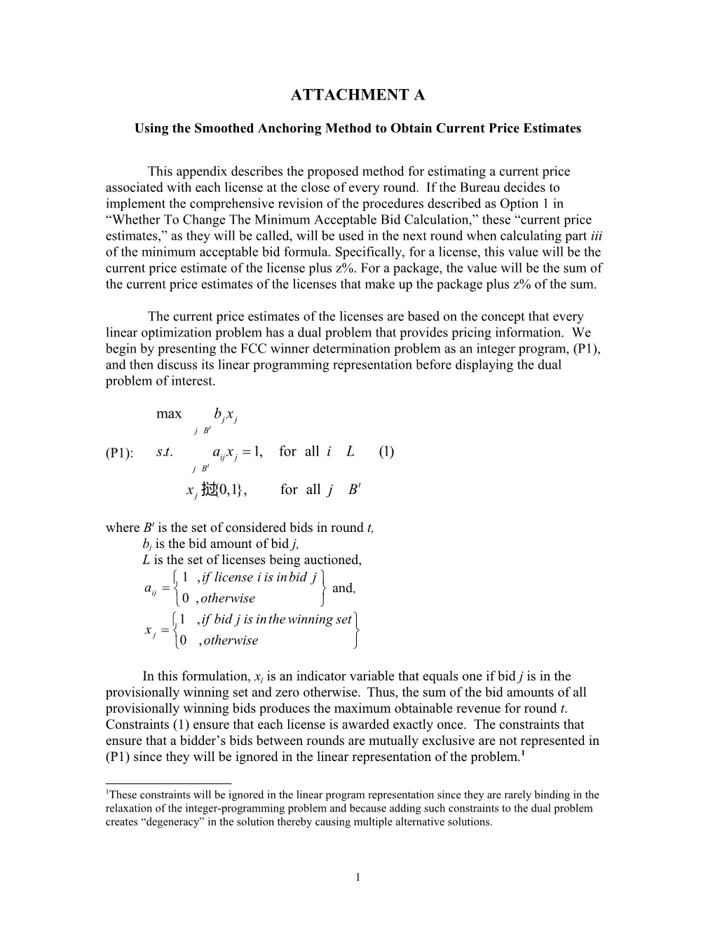 Using the Smoothed Anchoring Method to Obtain Current Price Estimates