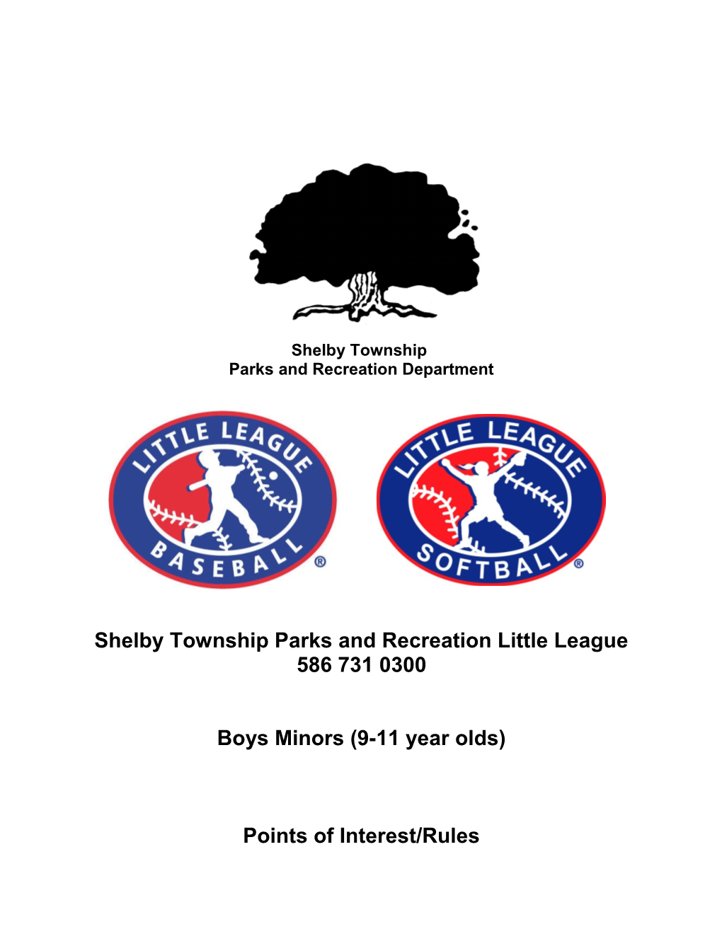 Shelby Township Parks and Recreation Little League