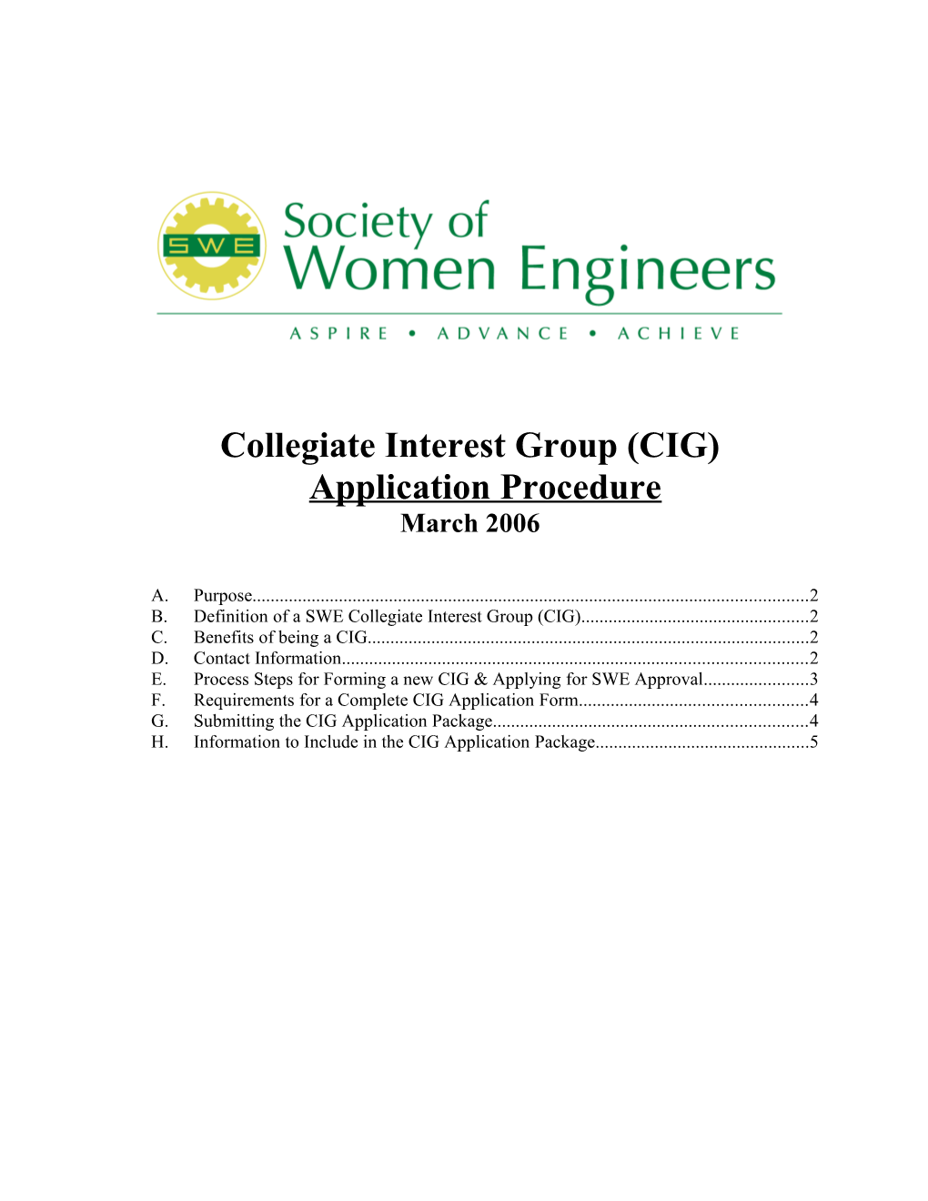 SWE Collegiate Interest Group (CIG) s1