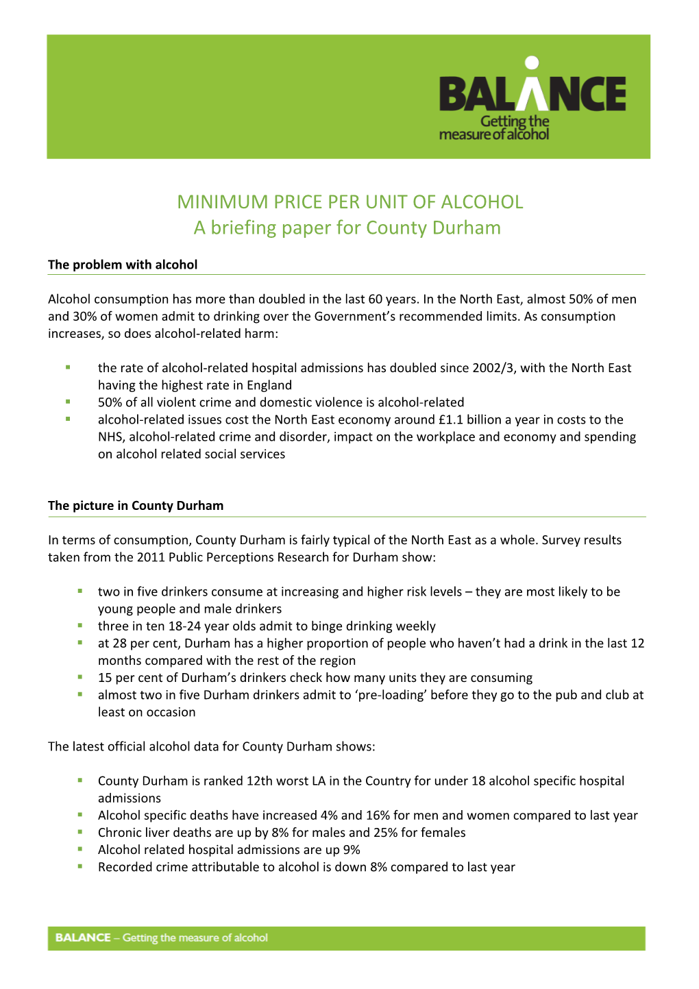 Minimum Price Per Unit of Alcohol s1