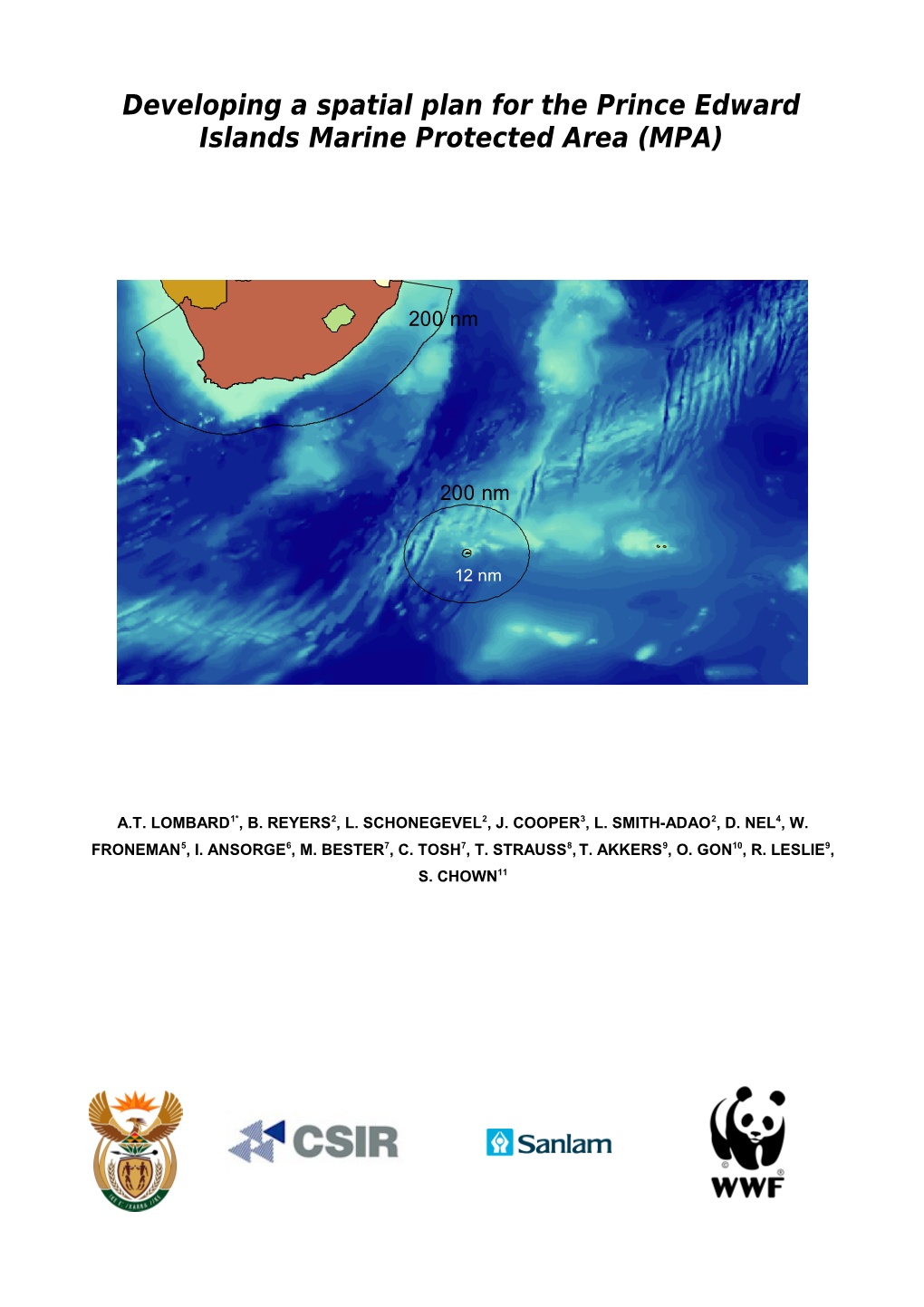 Conserving Pattern and Process in the Southern Ocean: an MPA Design for the Prince Edward