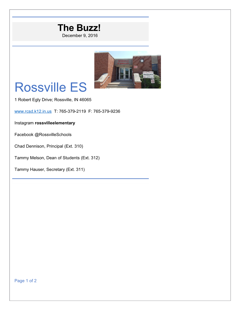 1 Robert Egly Drive; Rossville, in 46065