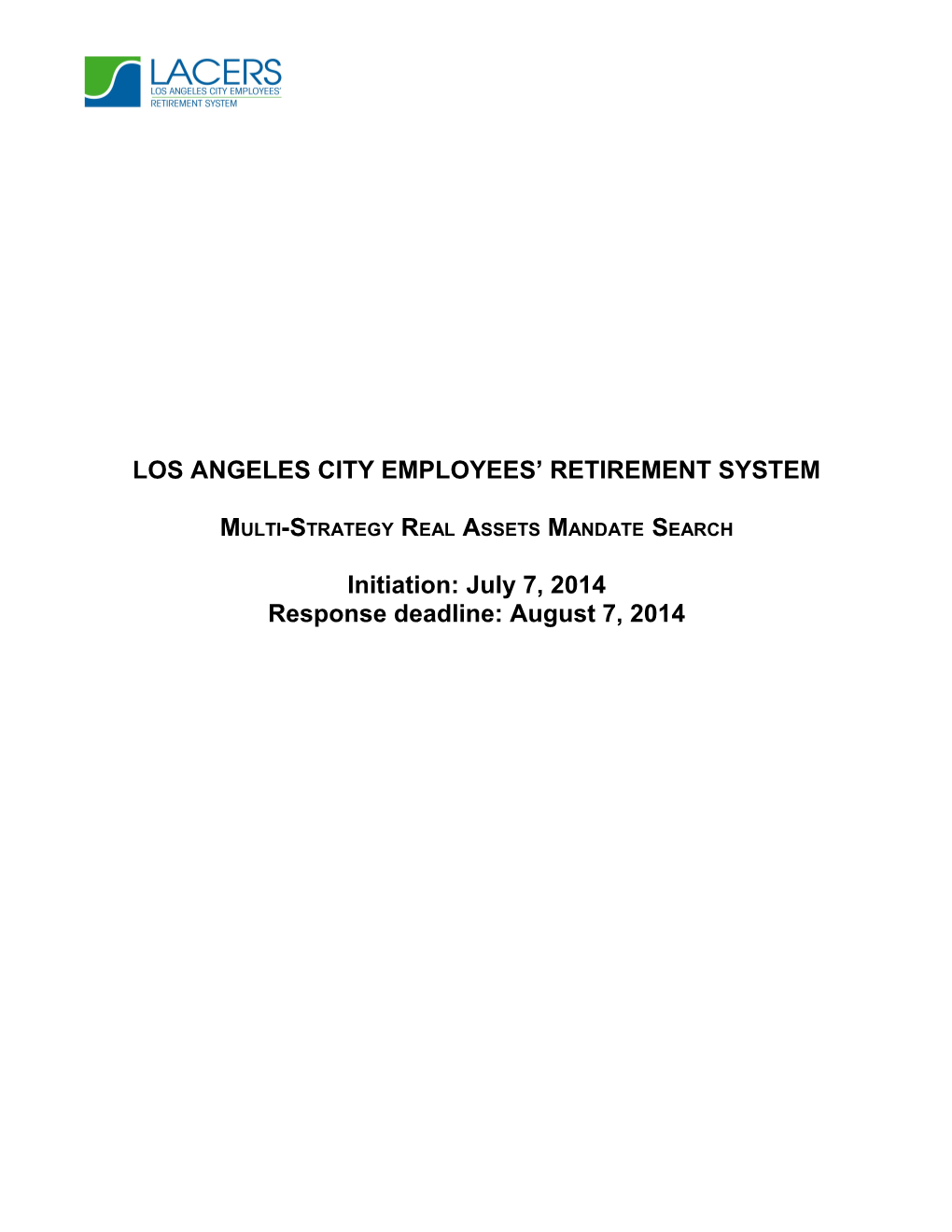 Los Angeles City Employees Retirement System s1