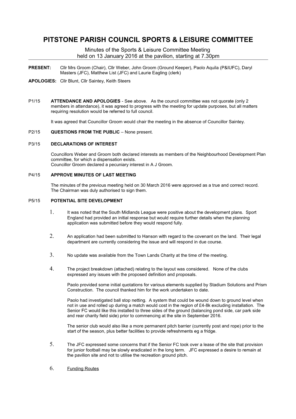 Minutes of the Meeting Held on 30 March 2006 at 7 s4