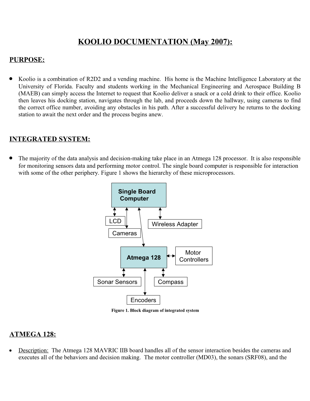 KOOLIO DOCUMENTATION (May 2007)