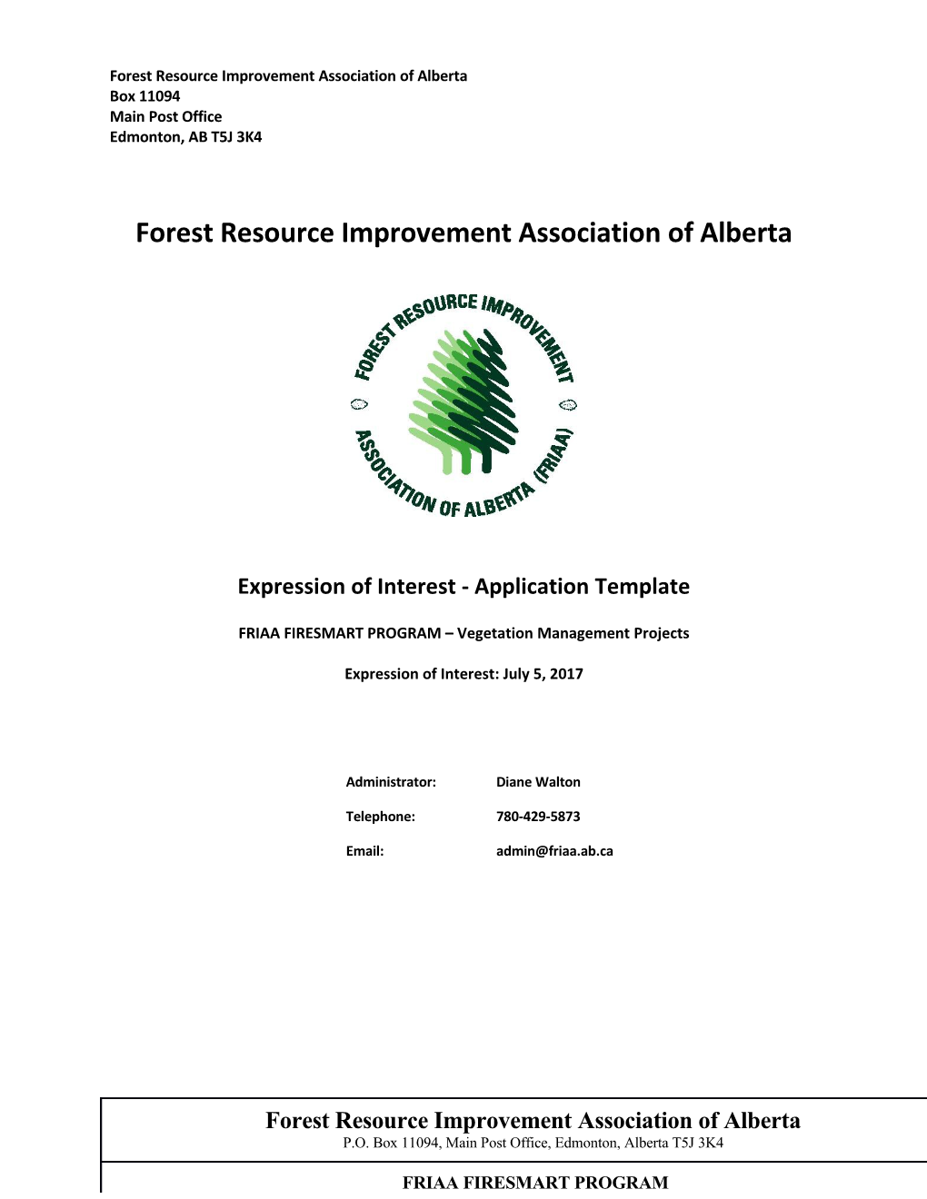 Forest Resource Improvement Association of Alberta