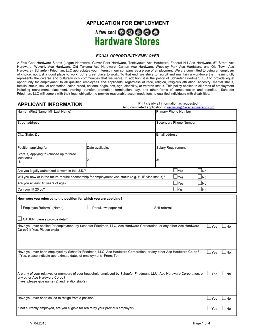 Application for Employment s5