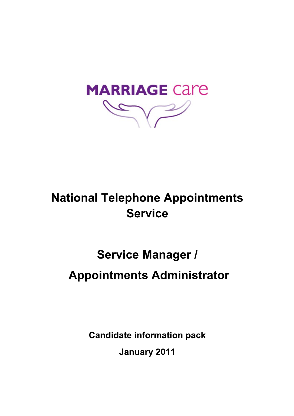 National Telephone Appointments Service