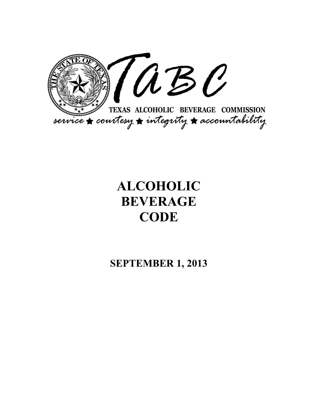 Note Regarding Constitutionality of Certain Parts of the Alcoholic Beverage Code