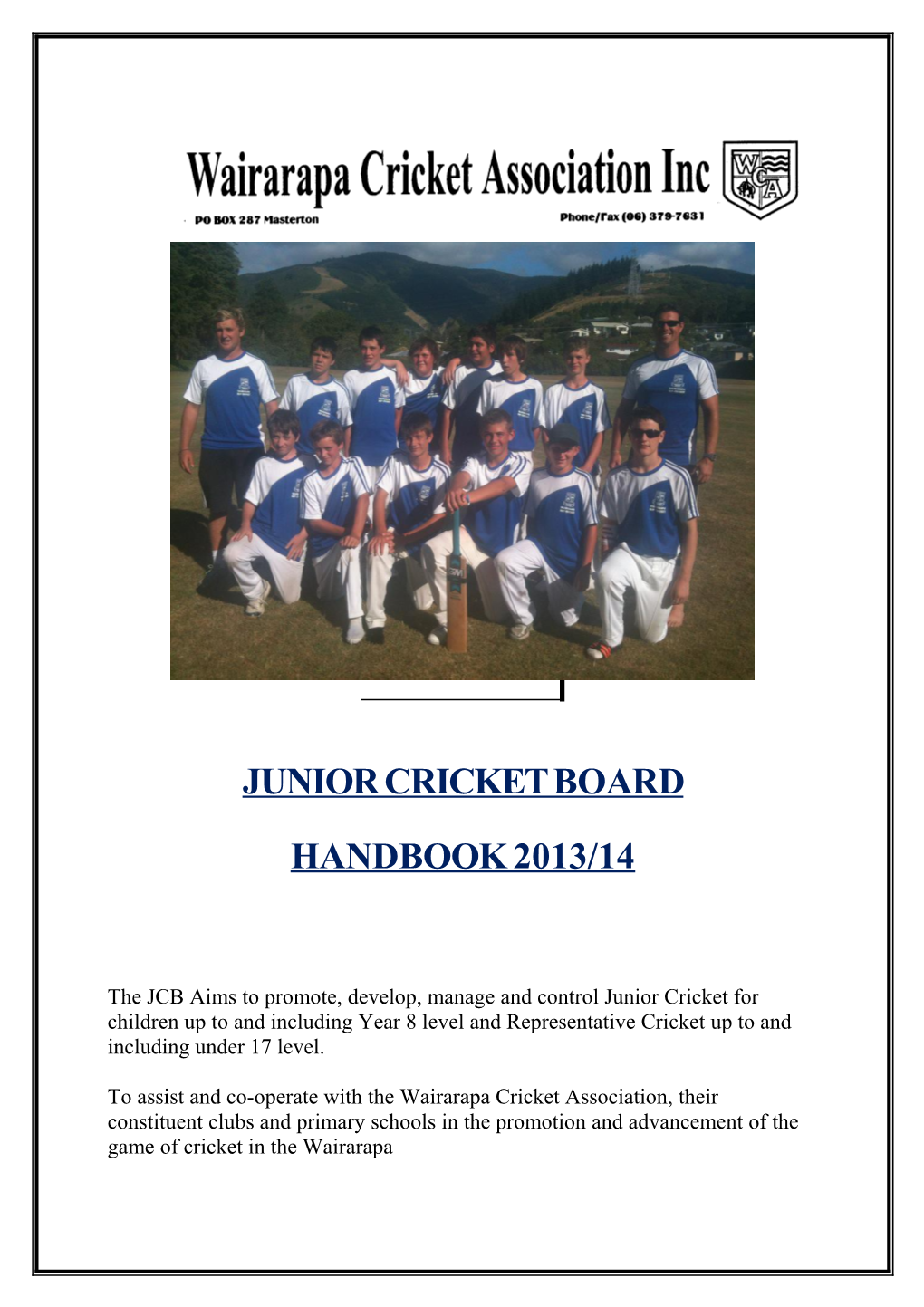 Facebook: Groups Wairarapa Junior Cricket