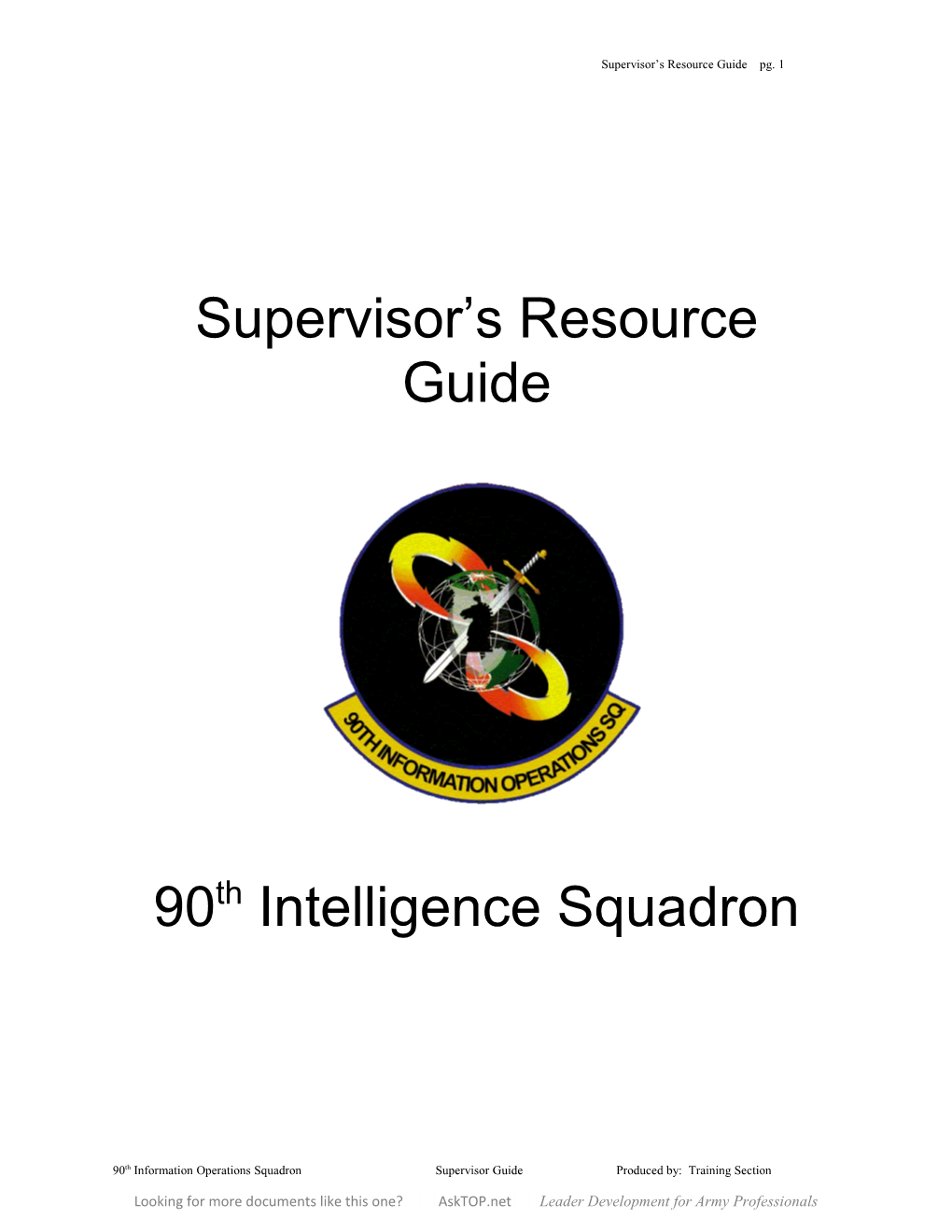 Supervisor S Resource Guide Pg. 50