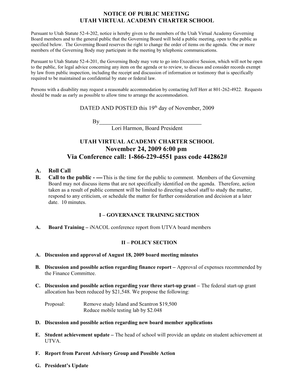 Charter School Corrective Action Plan Submission Action Item