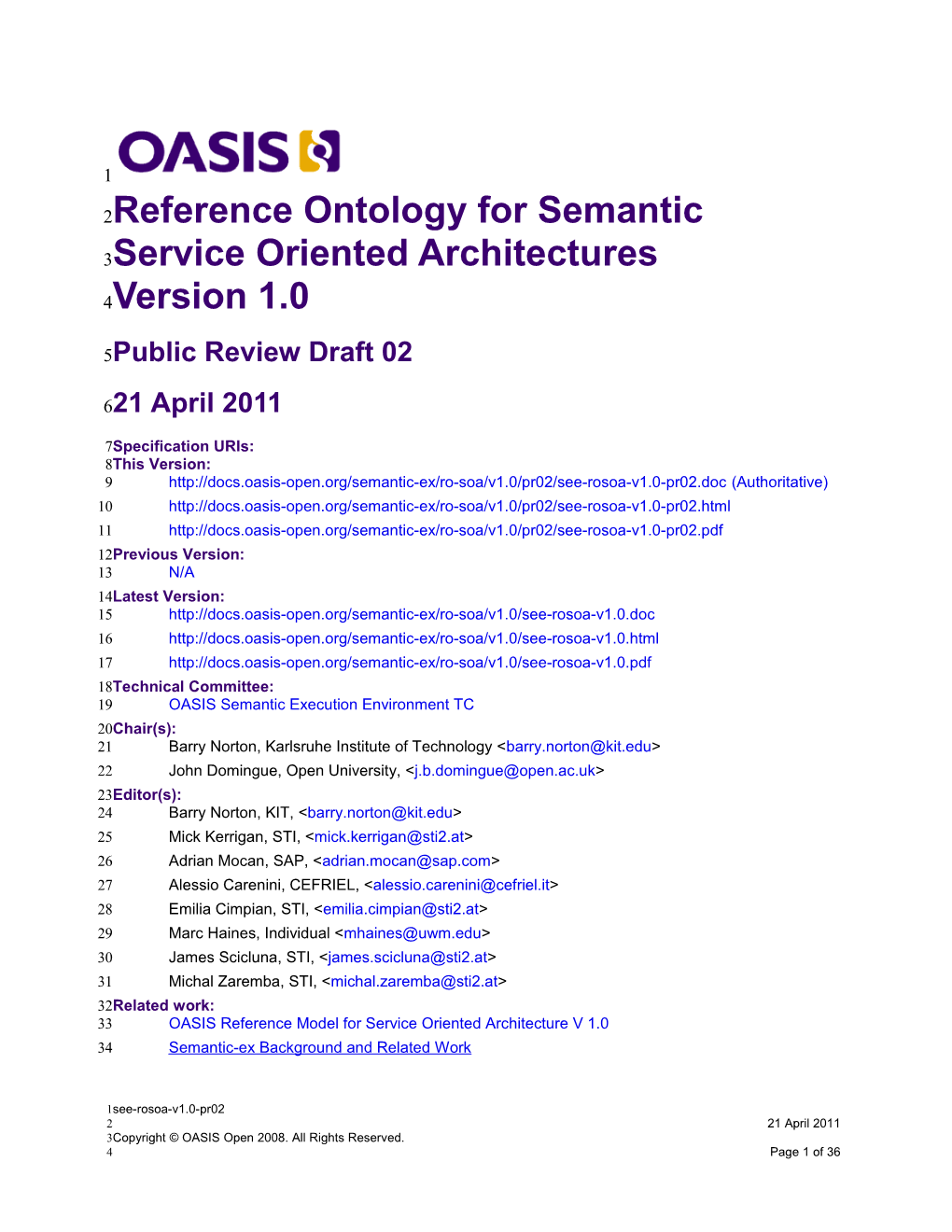 OASIS Specification Template s10