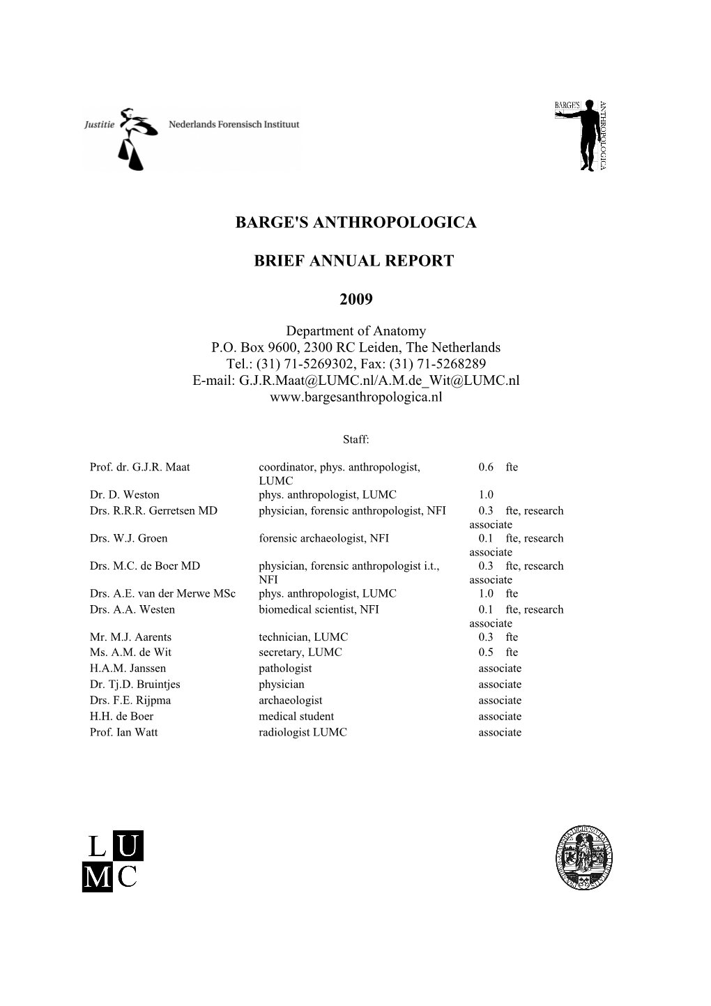 Brief Annual Report 1998