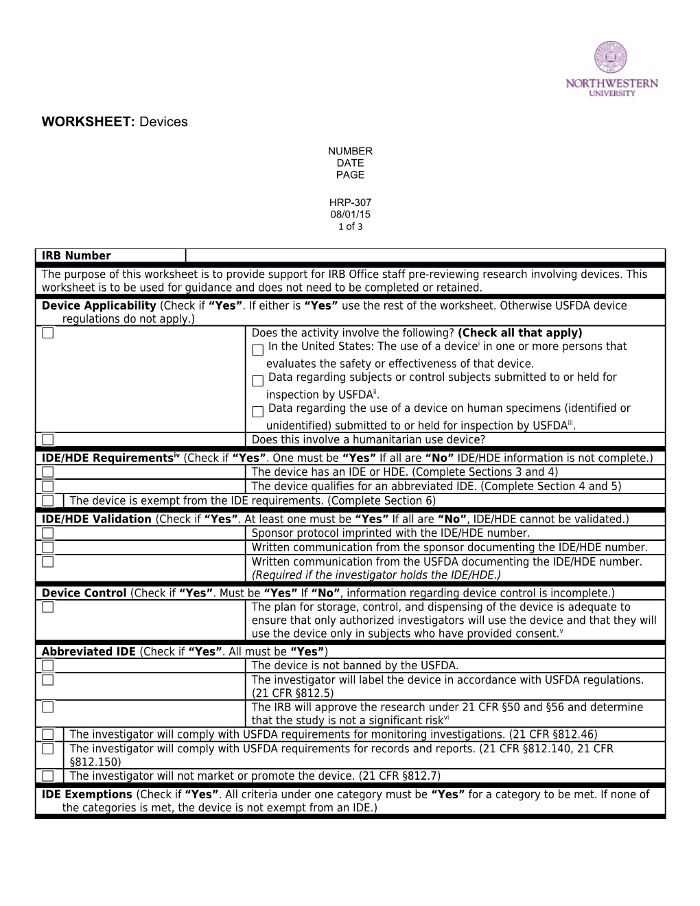 WORKSHEET: Devices