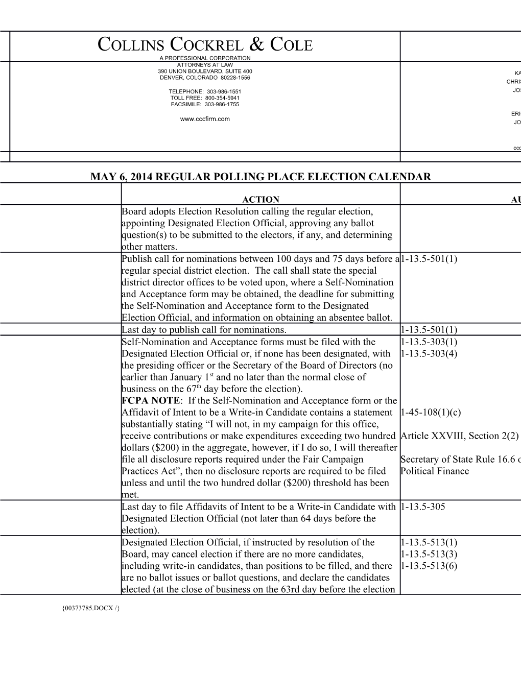 5-6-14 Polling Place Election Calendar (00373785)