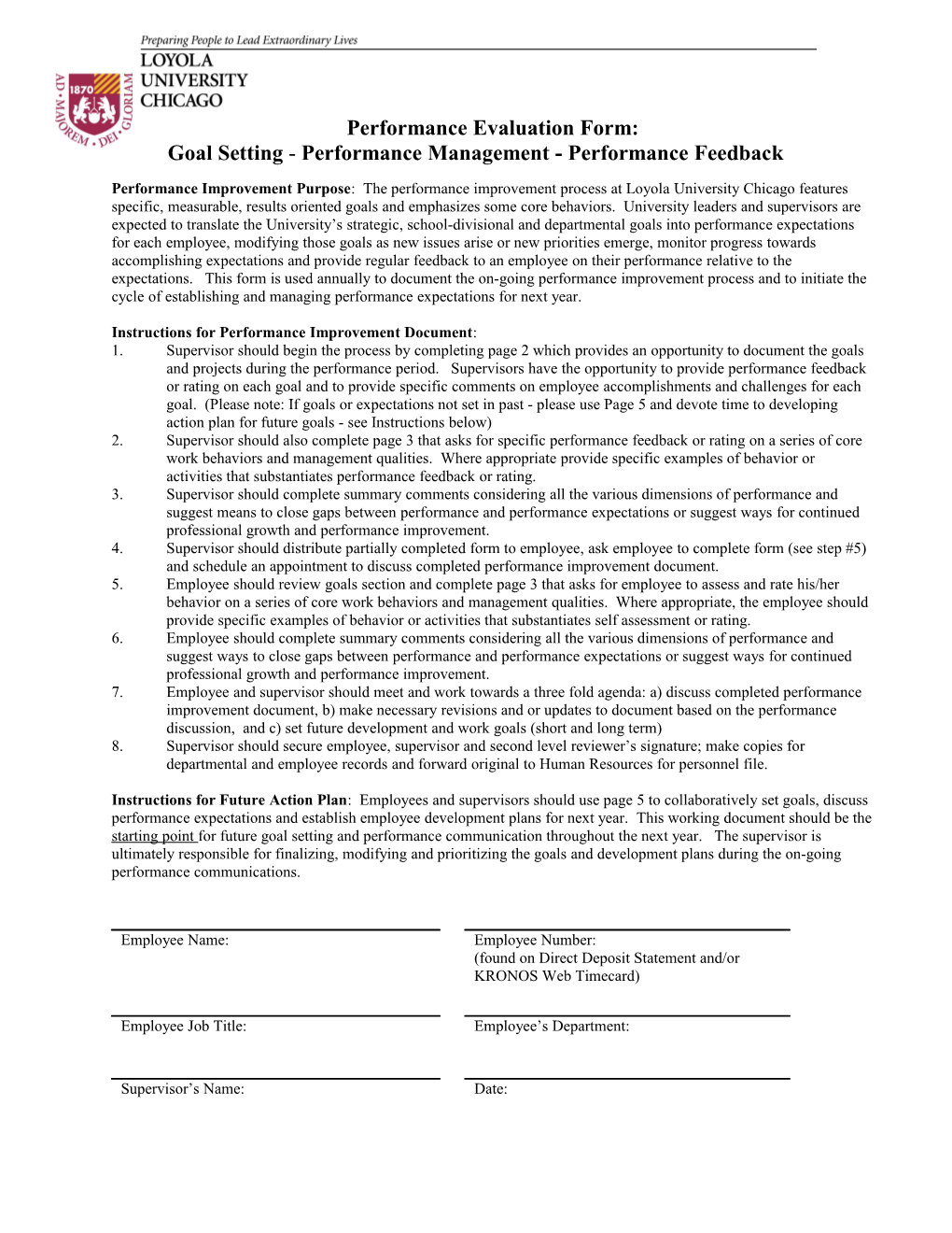 Goal Setting - Performance Management - Performance Feedback