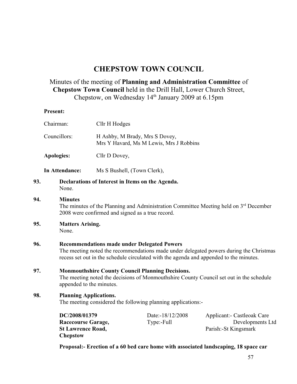Chepstow Town Council s8