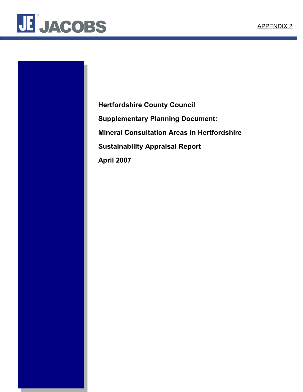 Mineral Consultation Areas in Hertfordshire