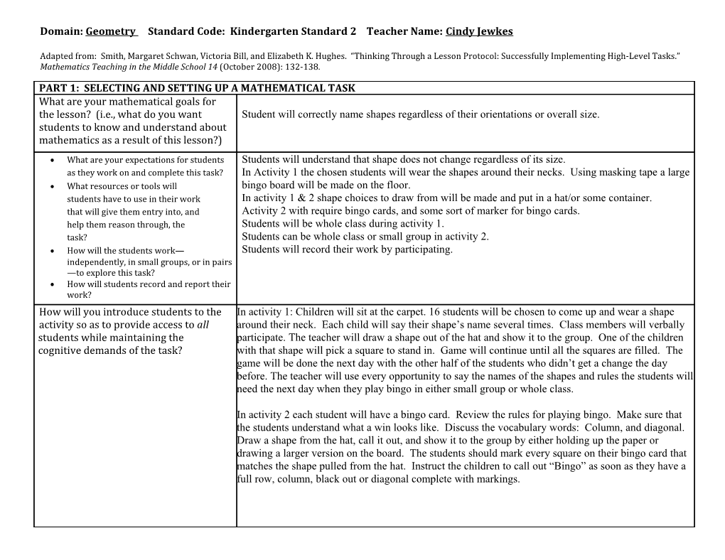 Thinking Through a Lesson Protocol (TTLP) Template s25