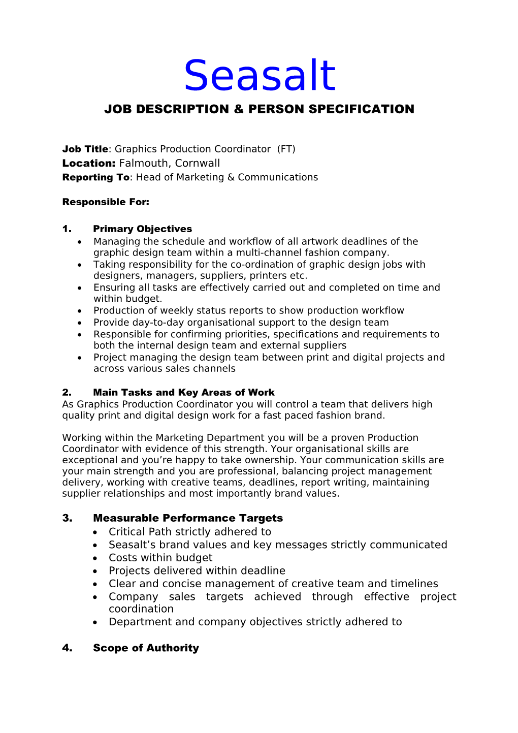Job Description & Person Specification s7