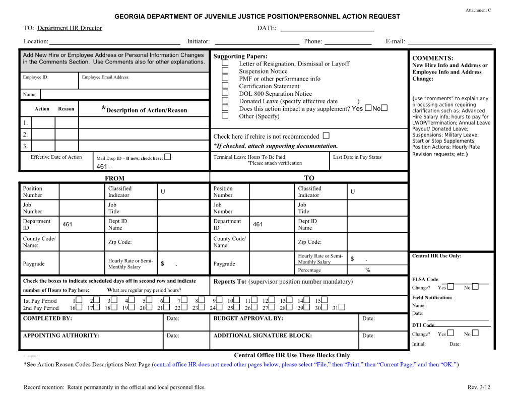 Georgia Department of Corrections