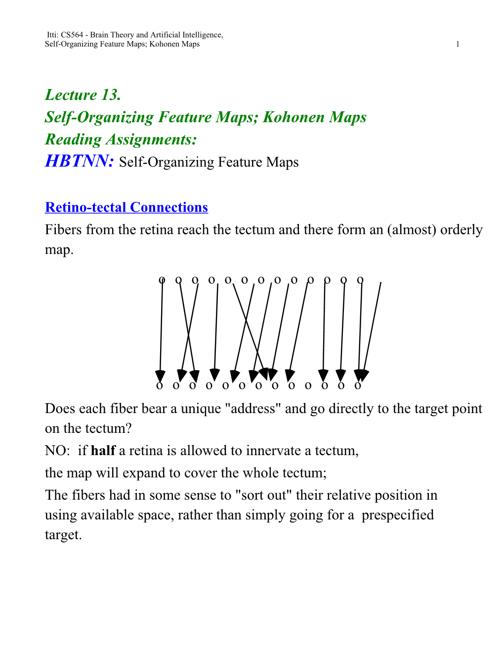 Itti: CS564 - Brain Theory and Artificial Intelligence