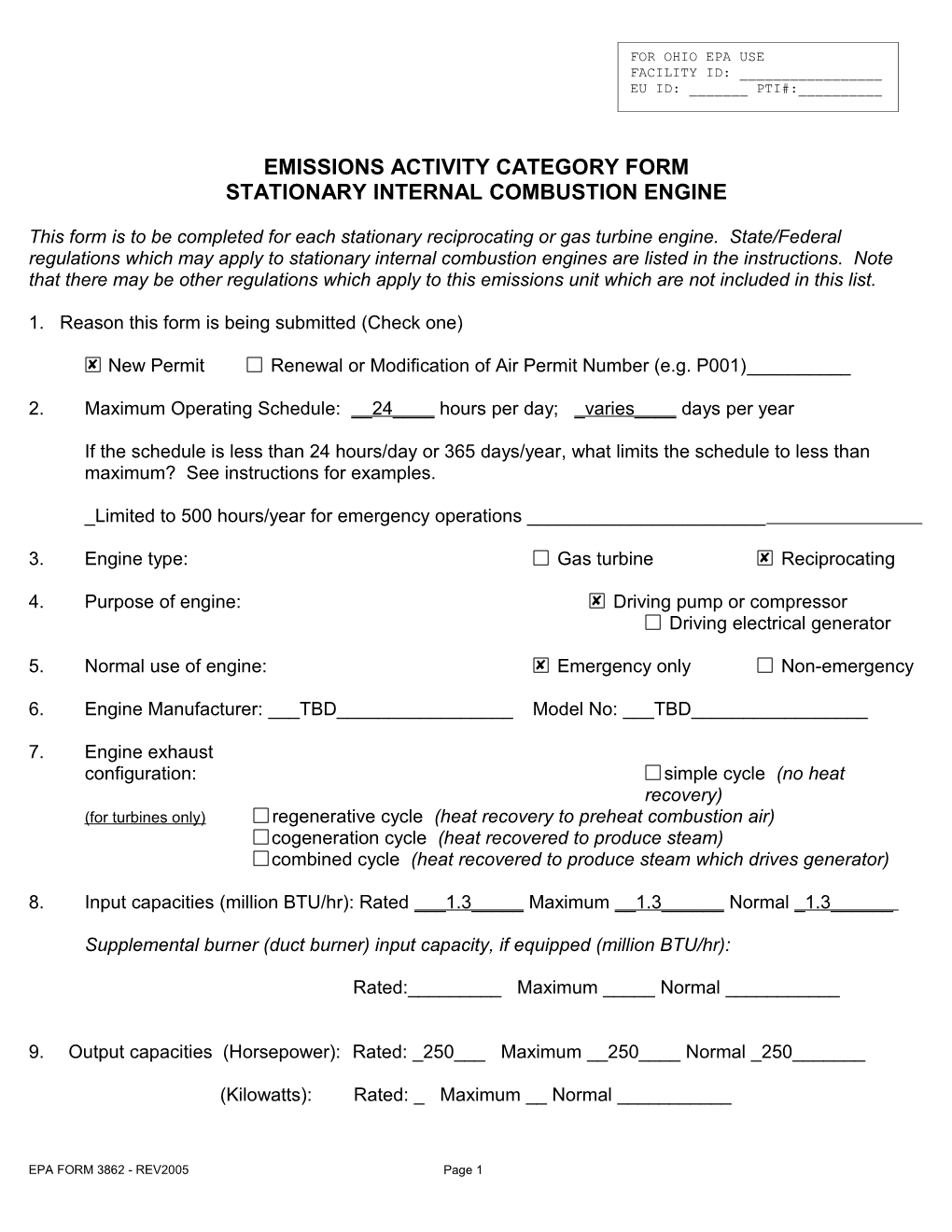 Emissions Activity Category Form s4