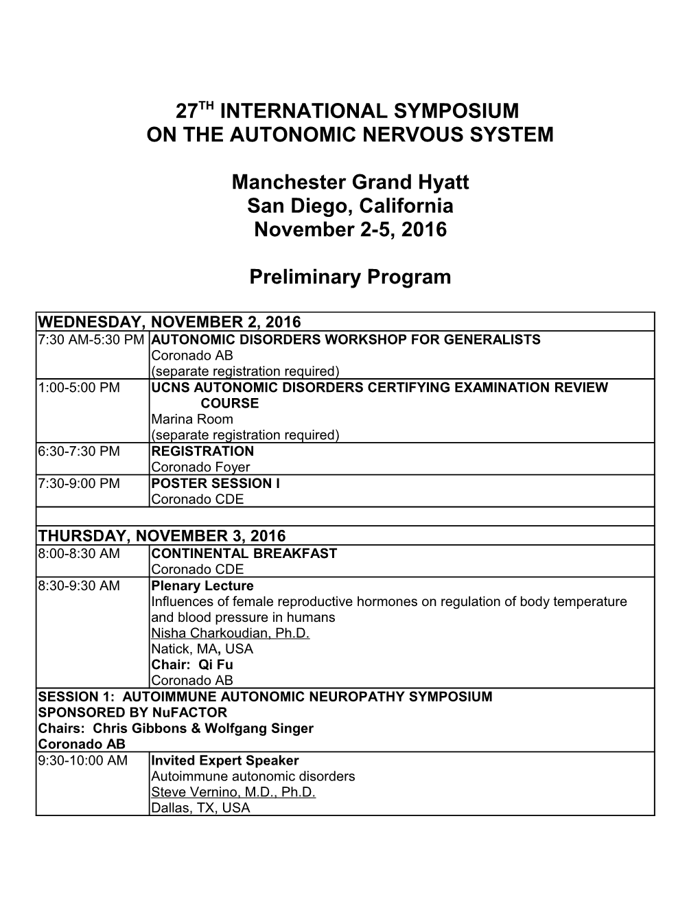 On the Autonomic Nervous System