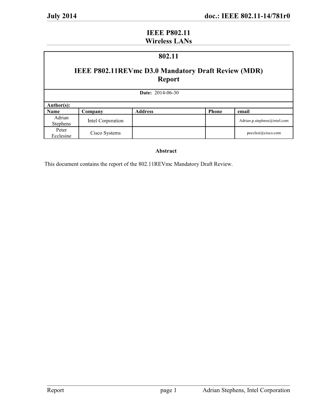 IEEE P802.11 Wireless Lans s16