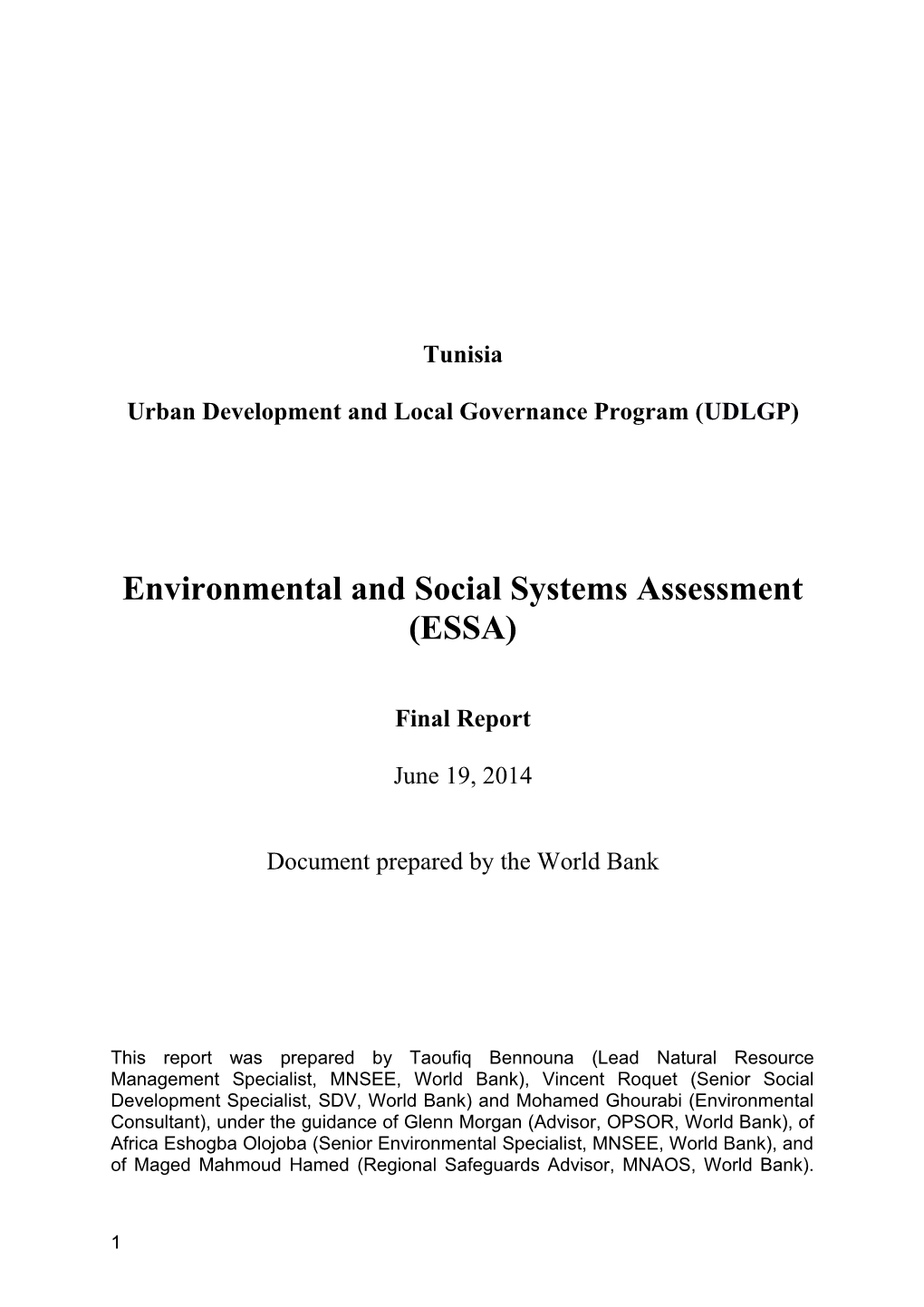 Urban Development and Local Governance Program (UDLGP)