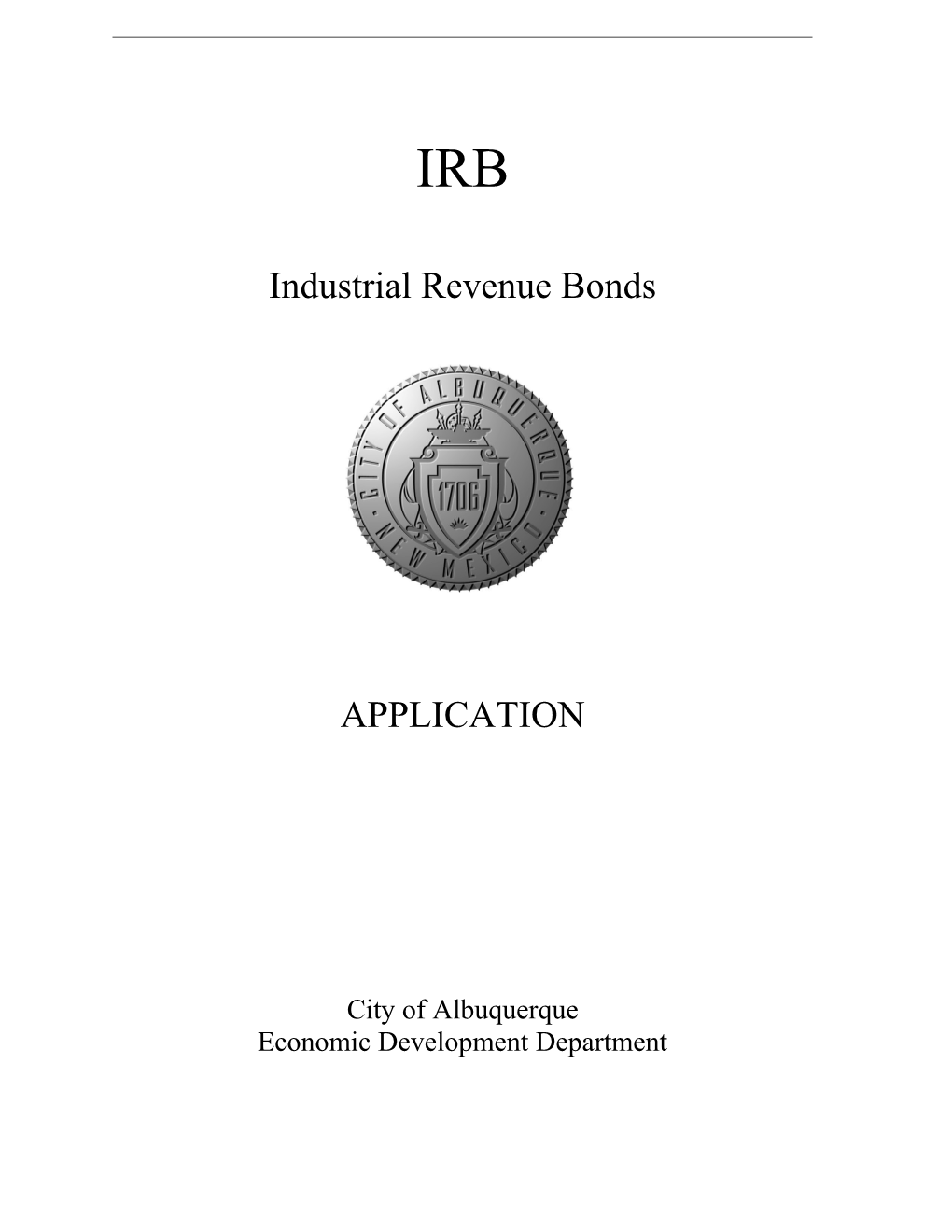 Industrial Revenue Bonds