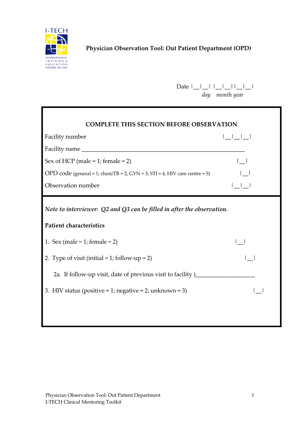 Indiaclen-CDC-I-TECH