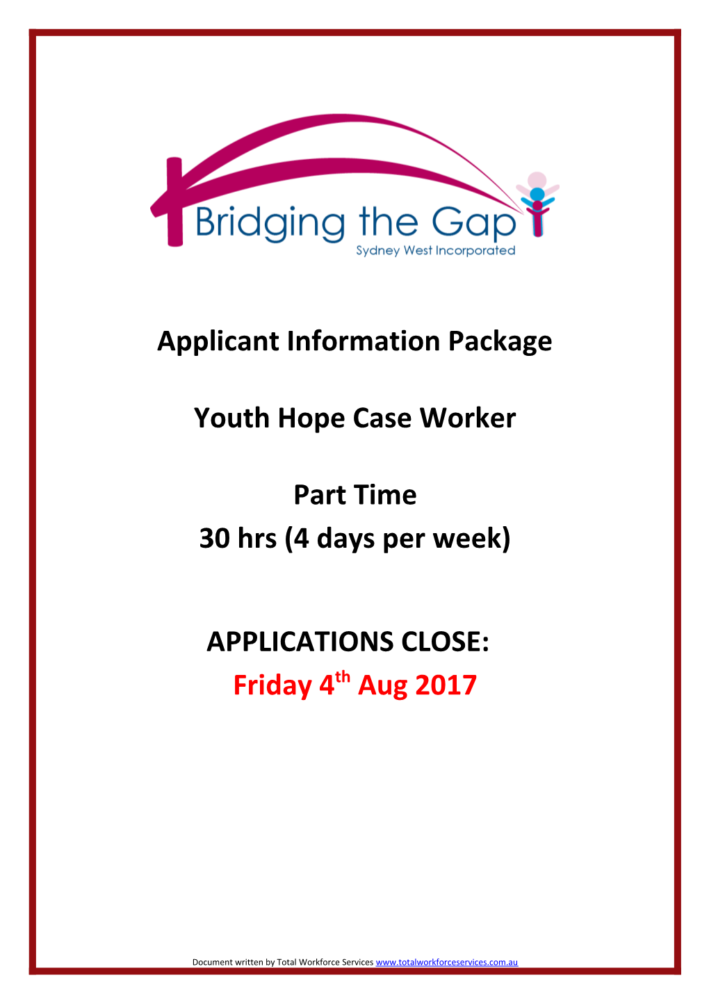 Youth Hope Case Worker