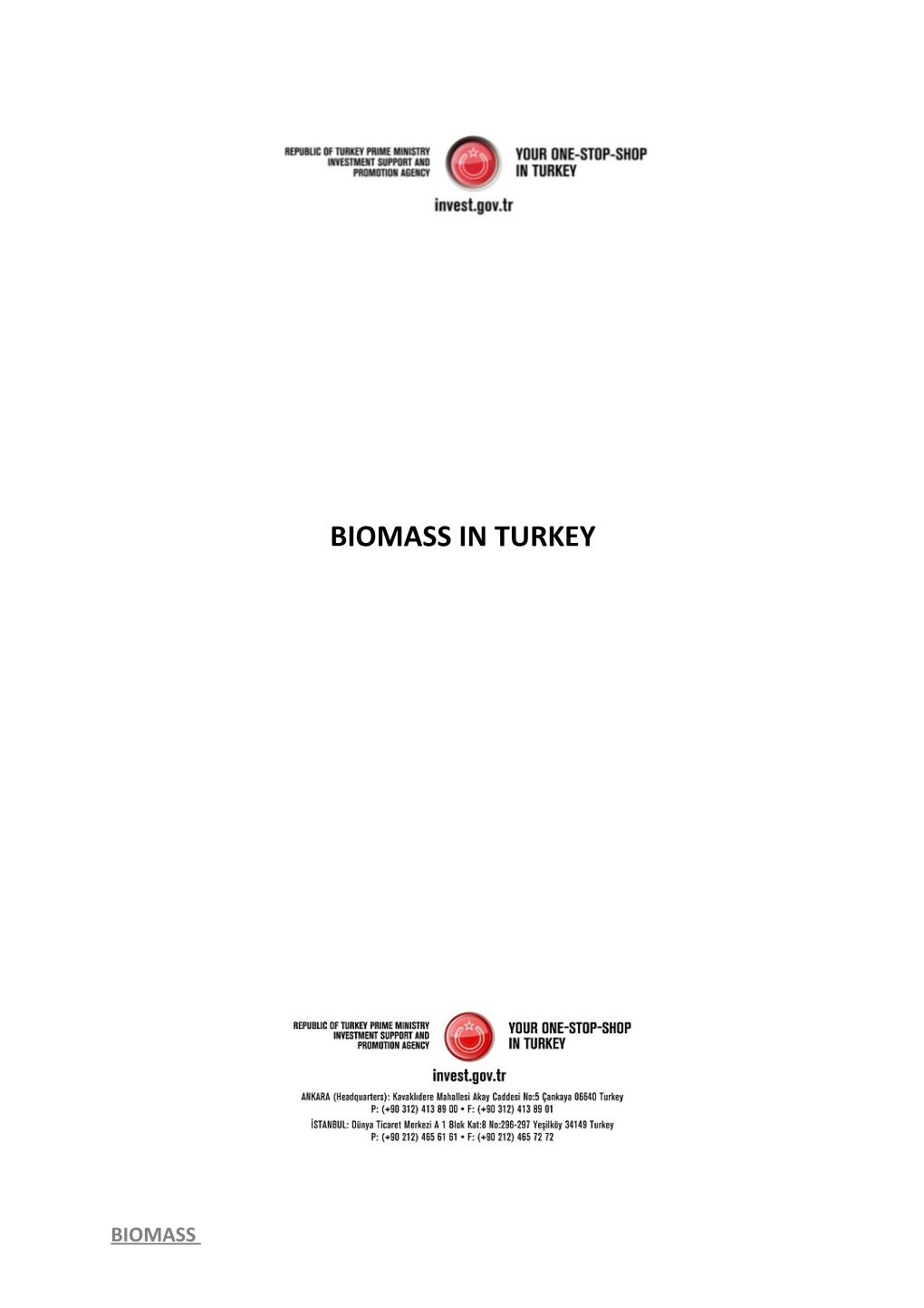 Biomass in Turkey
