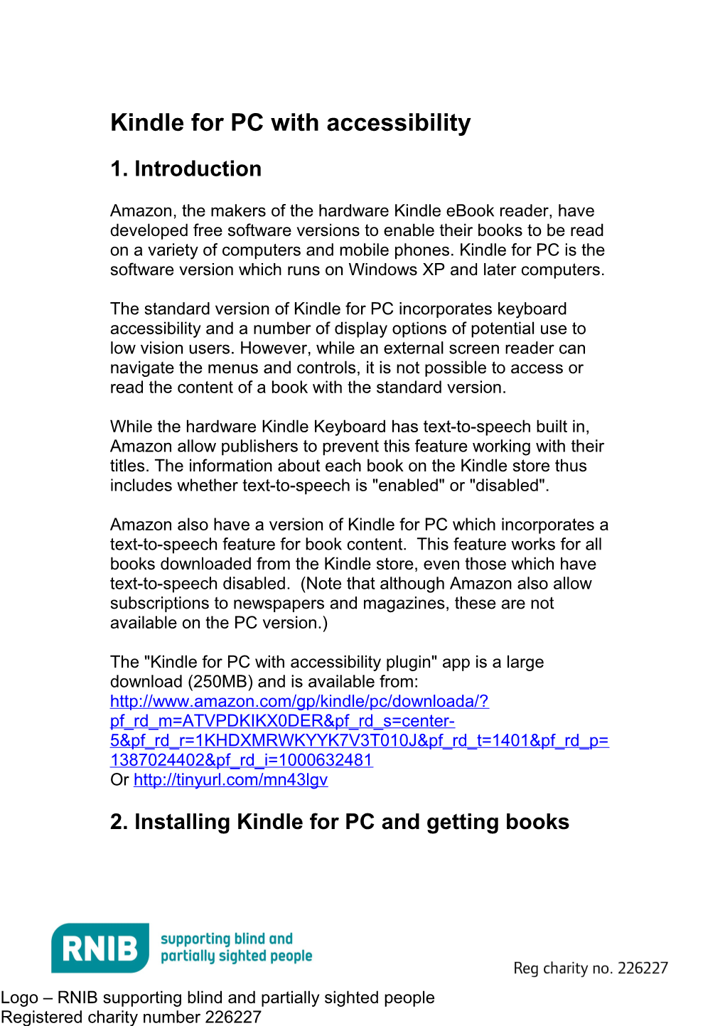 Kindle for PC with Accessibility