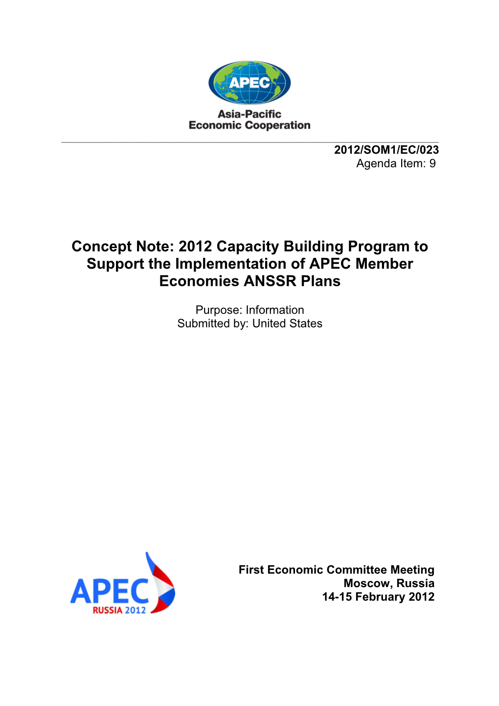 APEC Meeting Documents s11