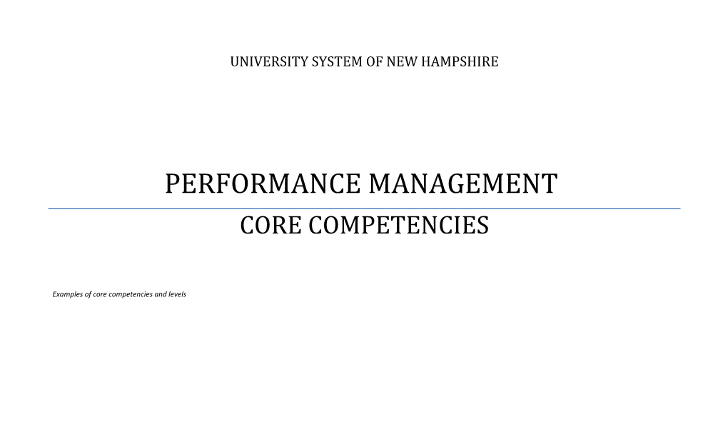 University SYSTEM of New Hampshire