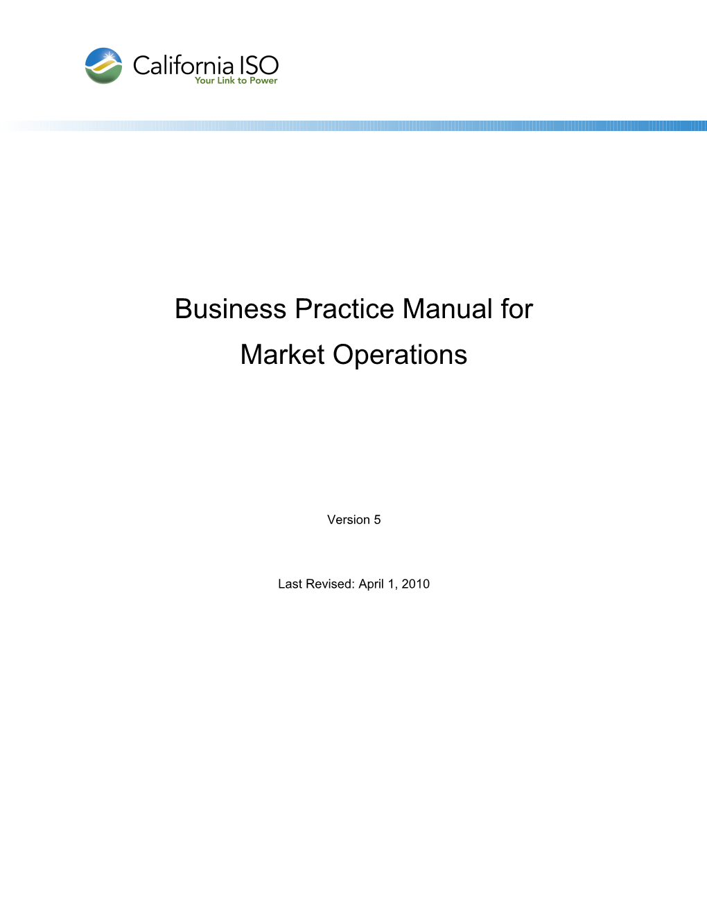 Business Practice Manual For s8