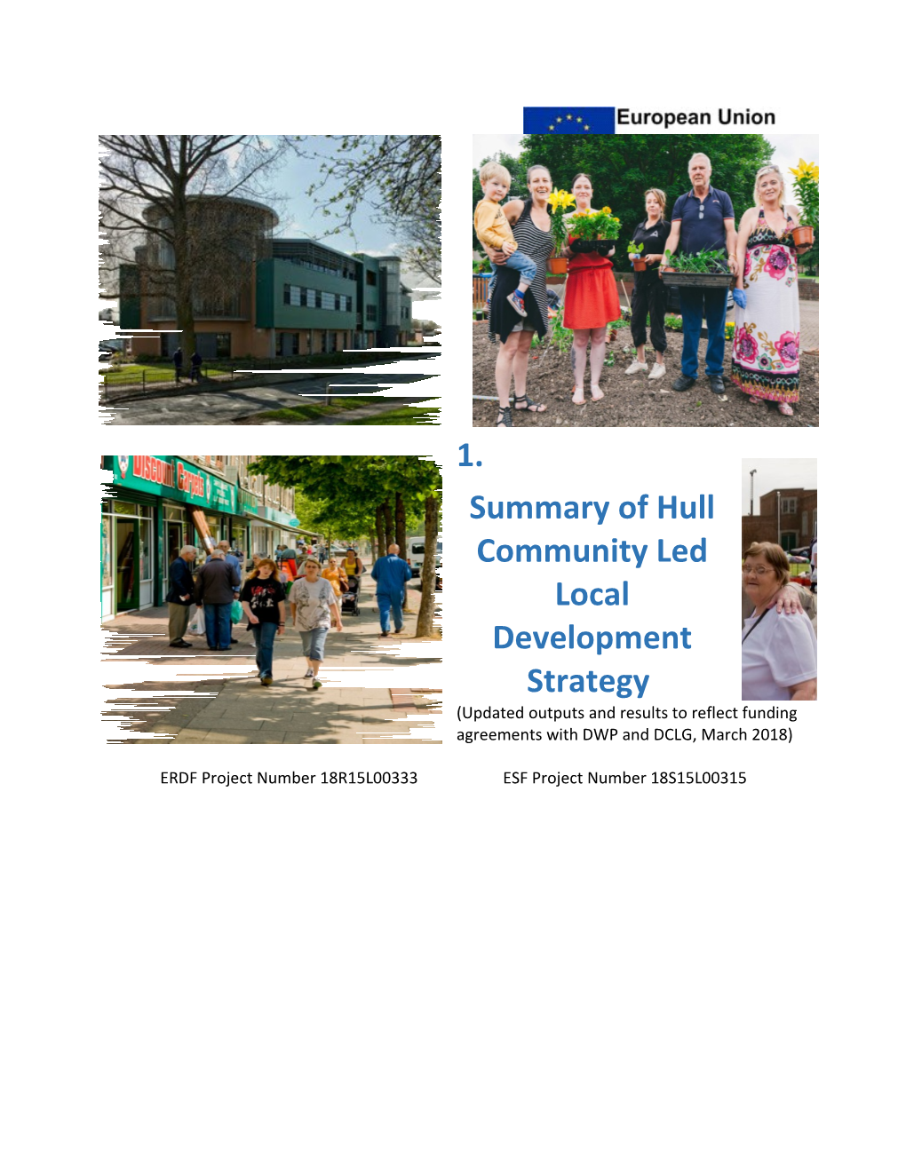 Summary of Hull Community Led Local Development Strategy