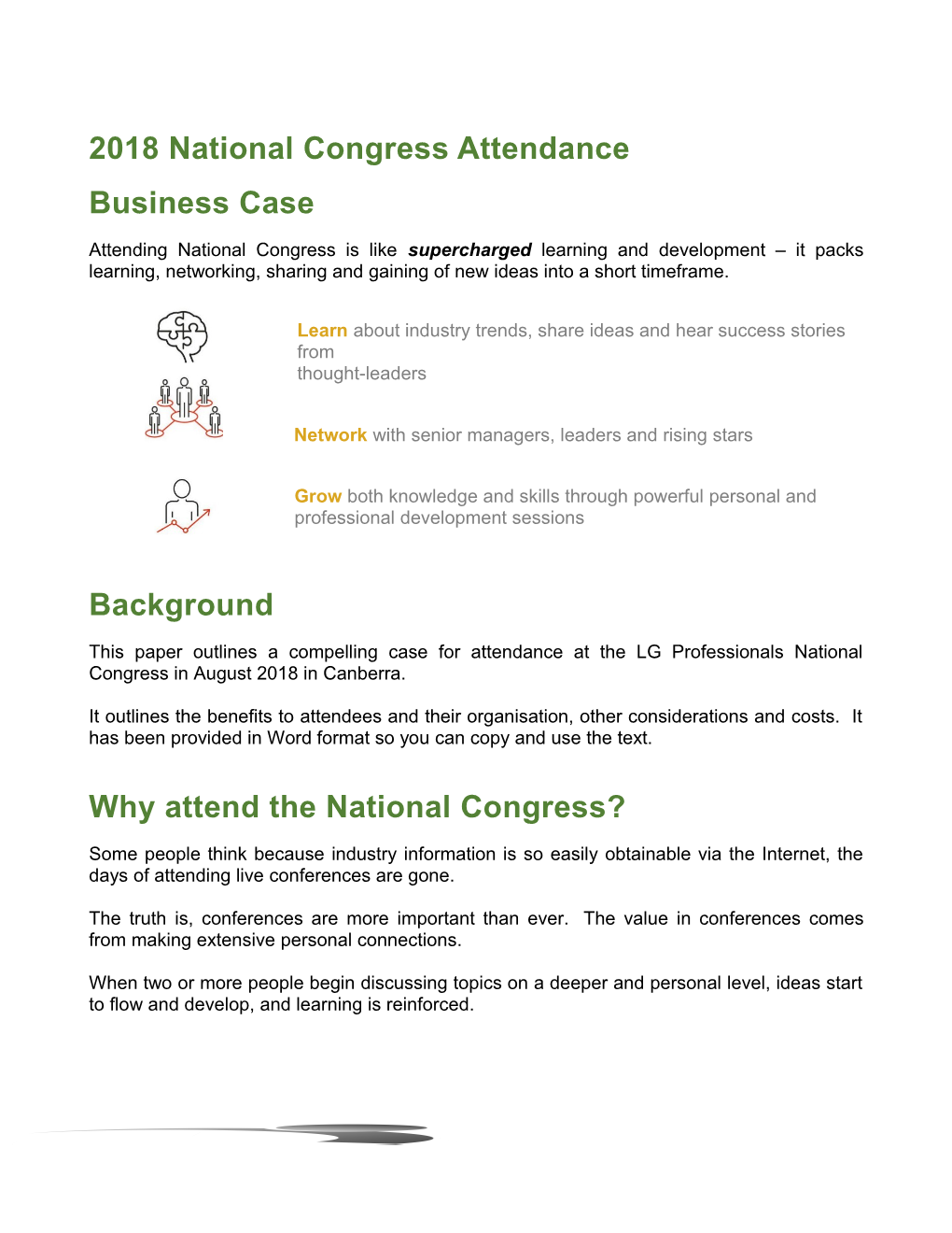 2018National Congress Attendance