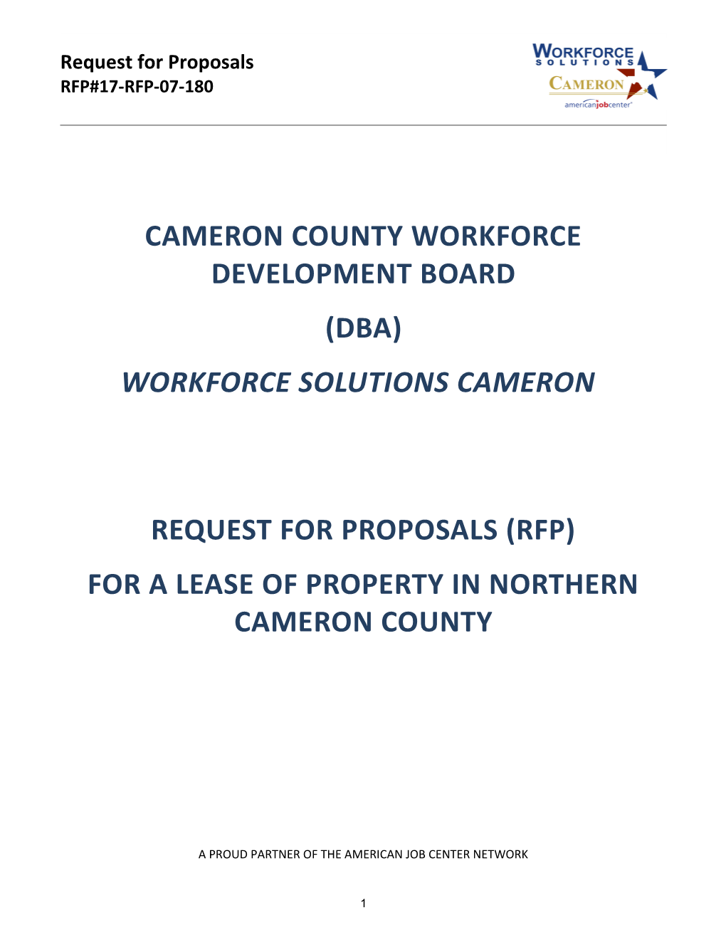 Cameron County Workforce Development Board