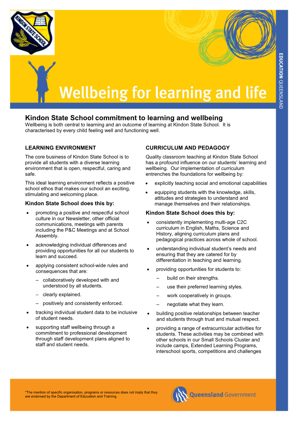Learning and Wellbeing Framework s1