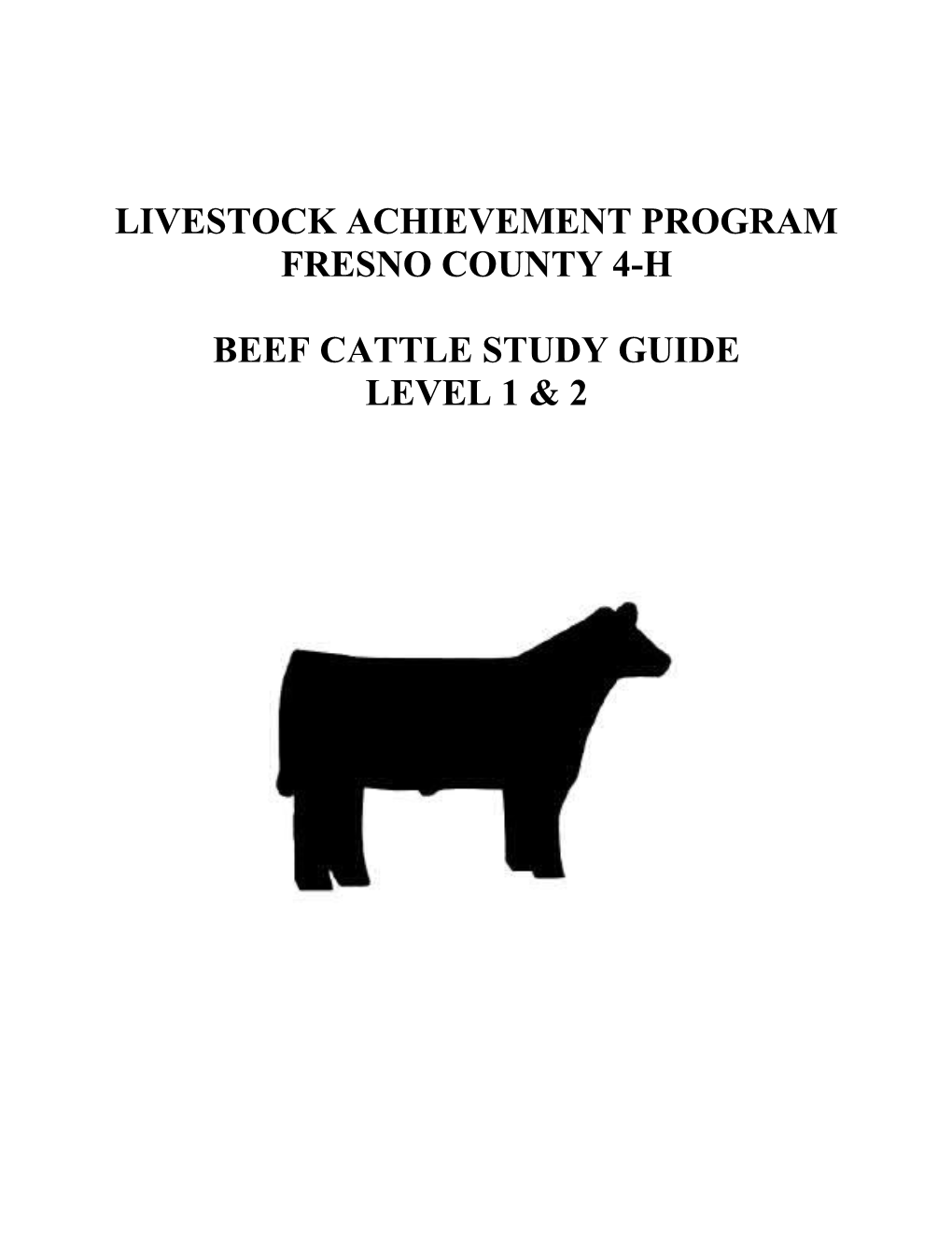 Livestock Achievement Program