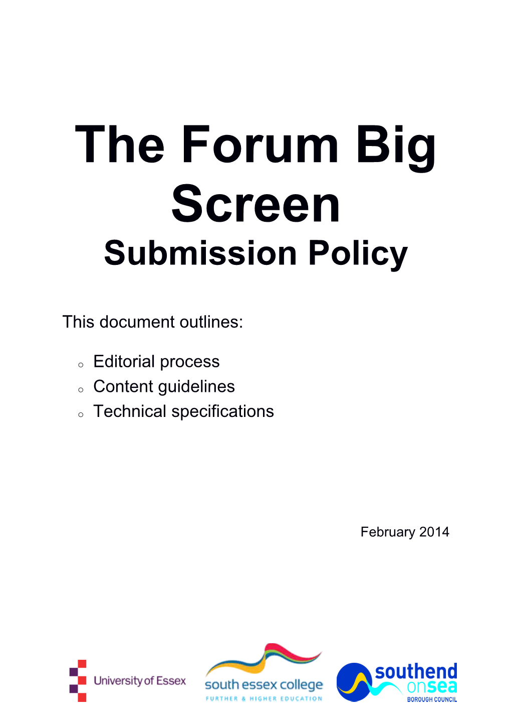 The Forum Big Screen