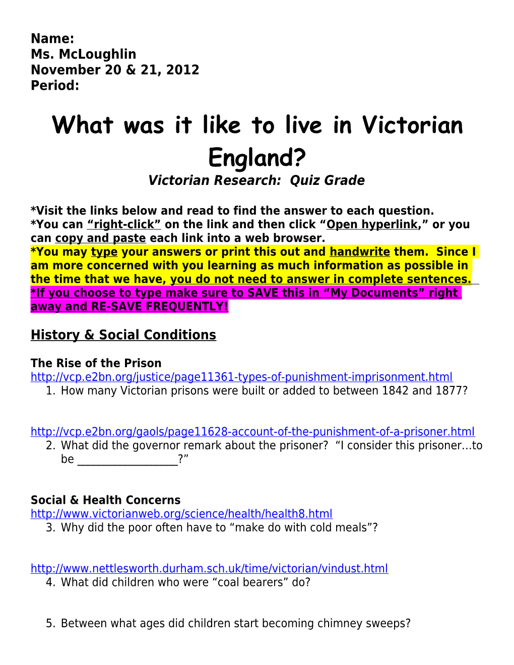 What Was It Like to Live in Victorian England?